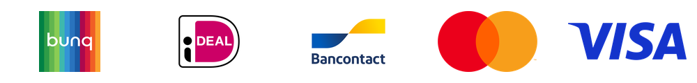bunq, iDEAL, Bancontact, Mastercard en Visa